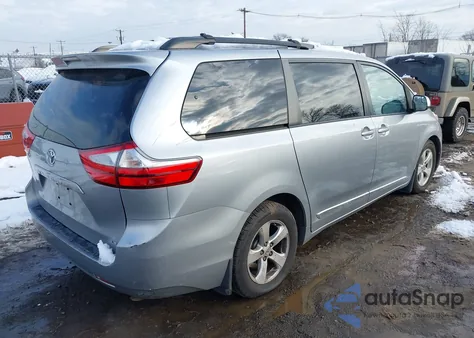 2017 Toyota Sienna Le 8 Passenger из США, поврежденный, VIN 5TDKZ3DC5HS792501